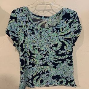 Lilly Pulitzer Tropical Tee, Size L